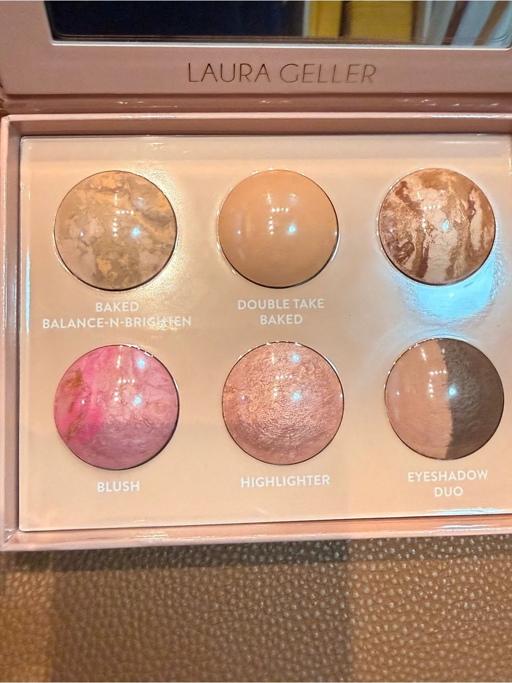 Laura Geller Baked Icons Complete Full Face Palette - Pink & Gold Accents